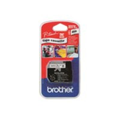 Brother MK231BZ - Ruban d'étiquettes auto-adhésives - 1 rouleau (12 mm x 8 m) - fond blanc écriture noire