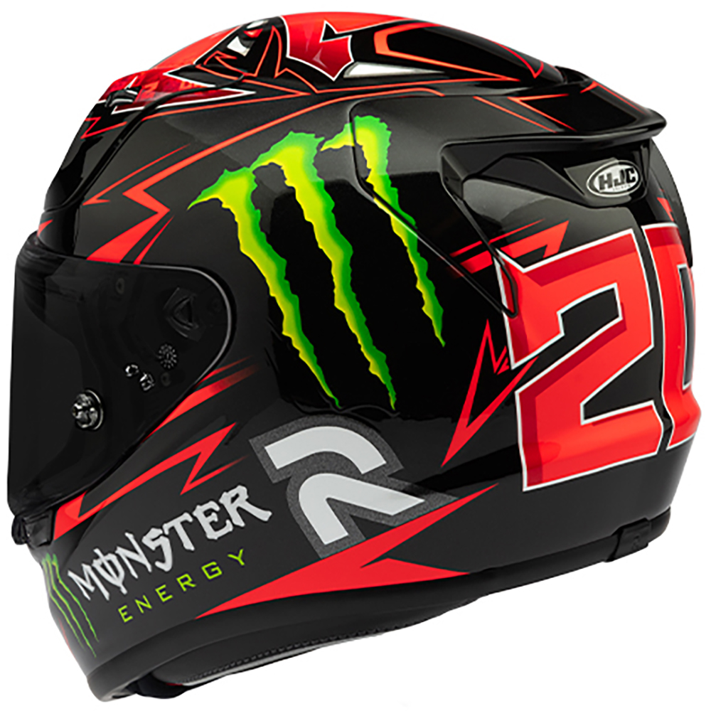 HJC - Casque RPHA 12 Quartararo Replica MC1 / Noir / Rouge / Vert