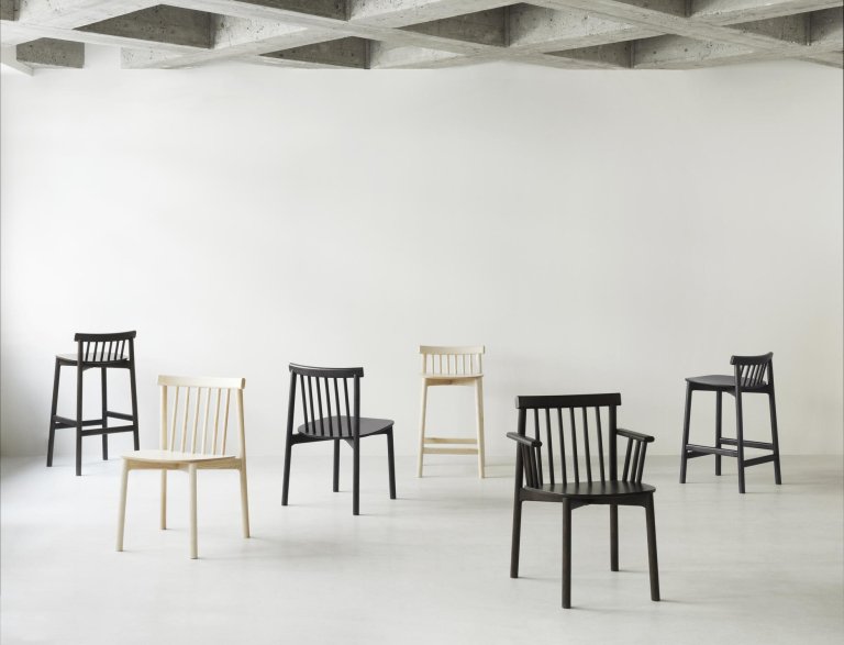 Normann Copenhagen Pind barkruk 65 bruin