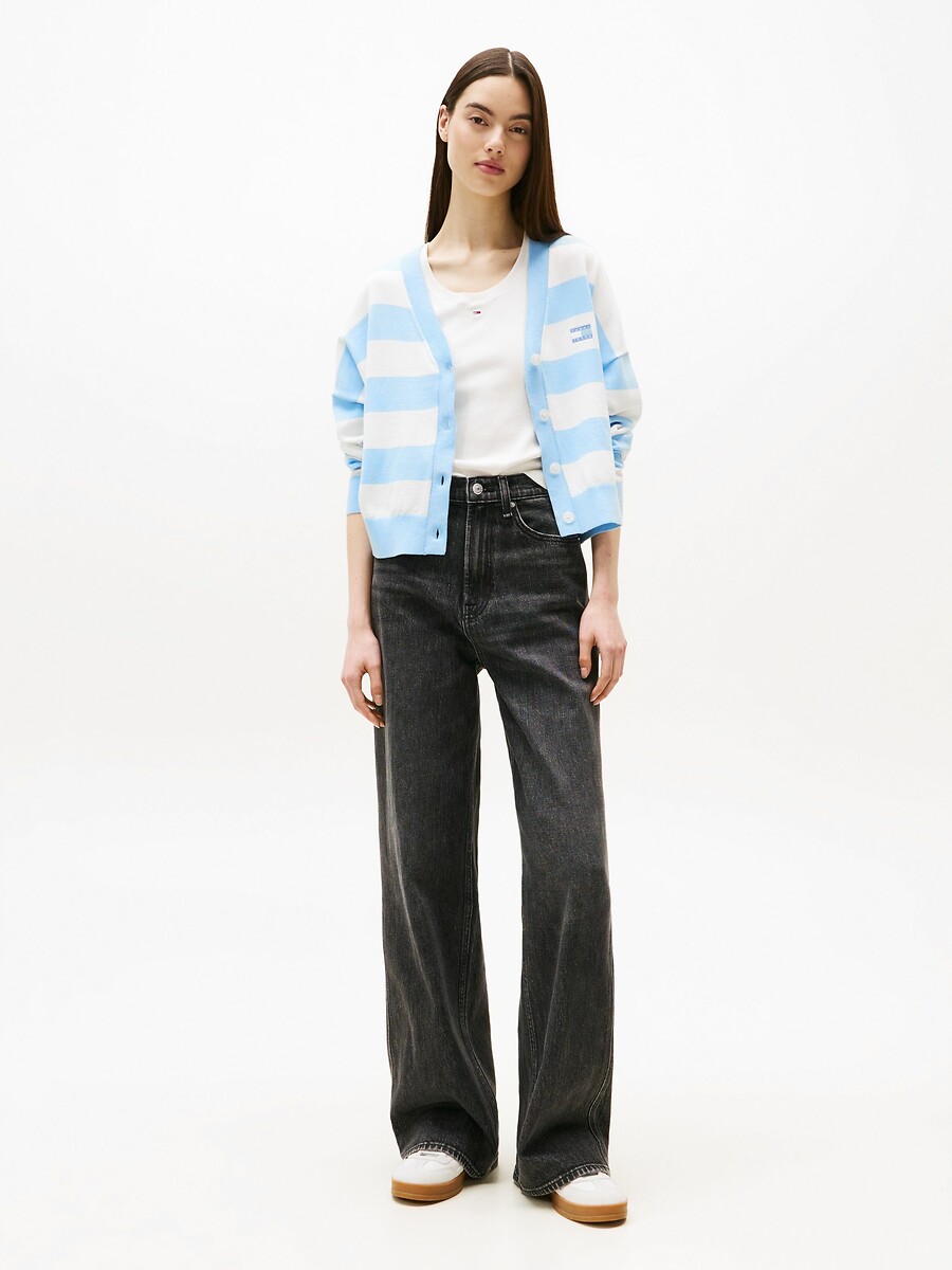 Calças jeans Tommy Jeans<br>Calças jeans largas e de cintura alta
