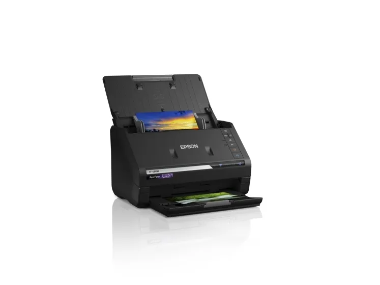 Epson FastFoto FF-680W - Dokumentscanner - Contact Image Sensor (CIS) - Duplex - A4 - 600 dpi x 600 dpi - op til 45 ppm (mono) / op til 45 ppm (farve) - ADF (100 ark) - USB 3.0, Wi-Fi(n)