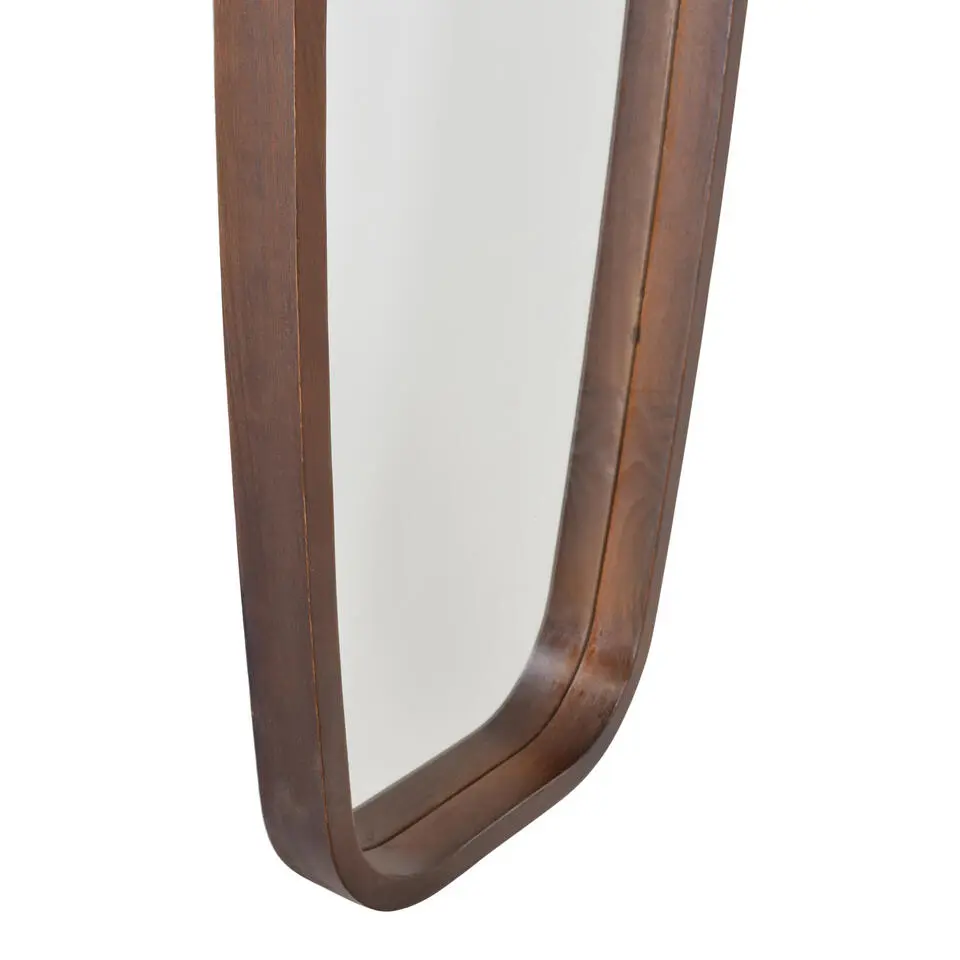 Fragix Wandspiegel Eva 40x120 Bruin hout