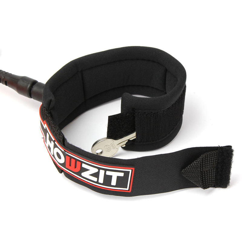 LEASH DE WINGFOIL HOWZIT COIL NOIR POIGNET