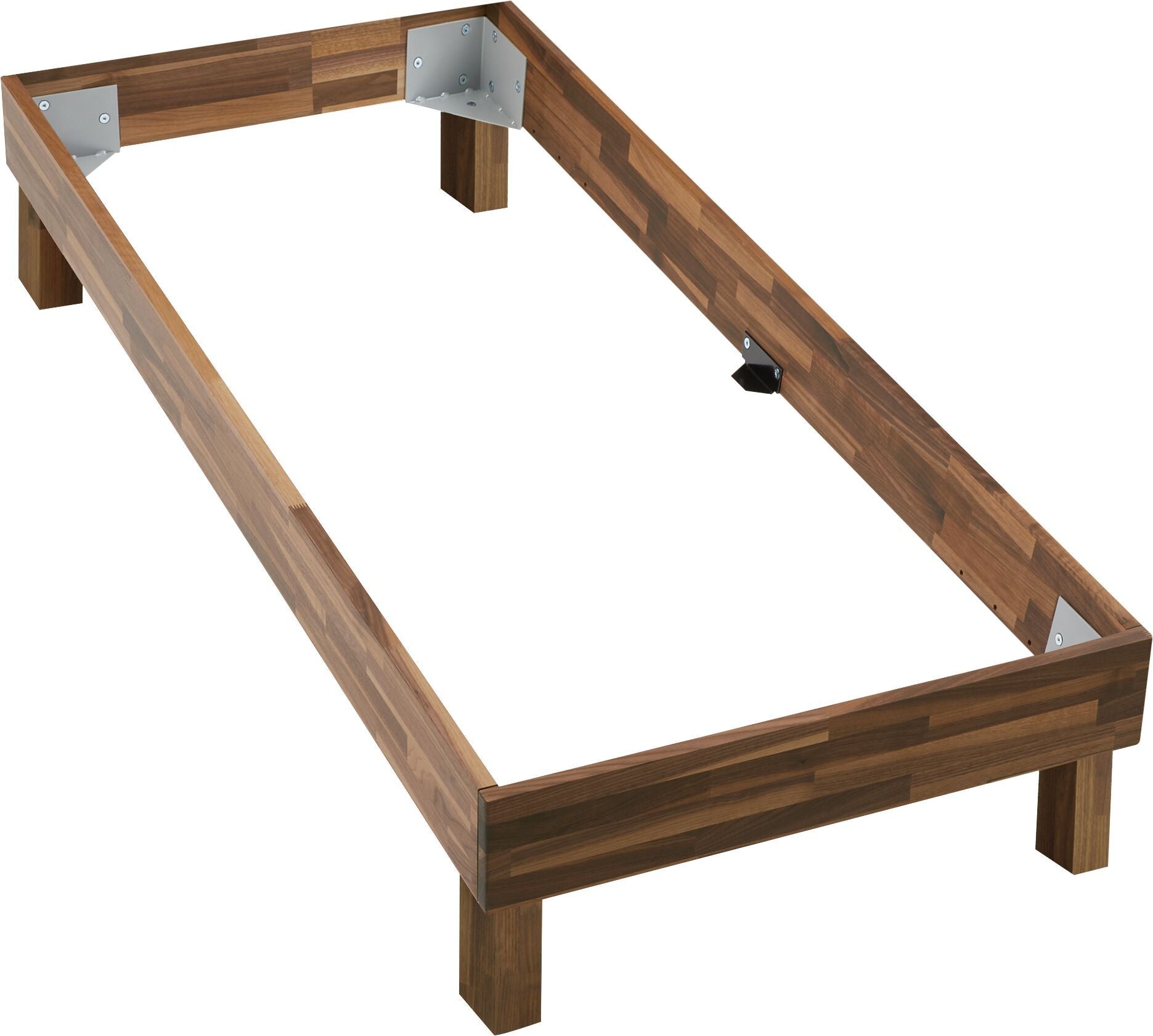 CARA Bett - Nussbaum / B: 90.0 cm x T: 200.0 cm
