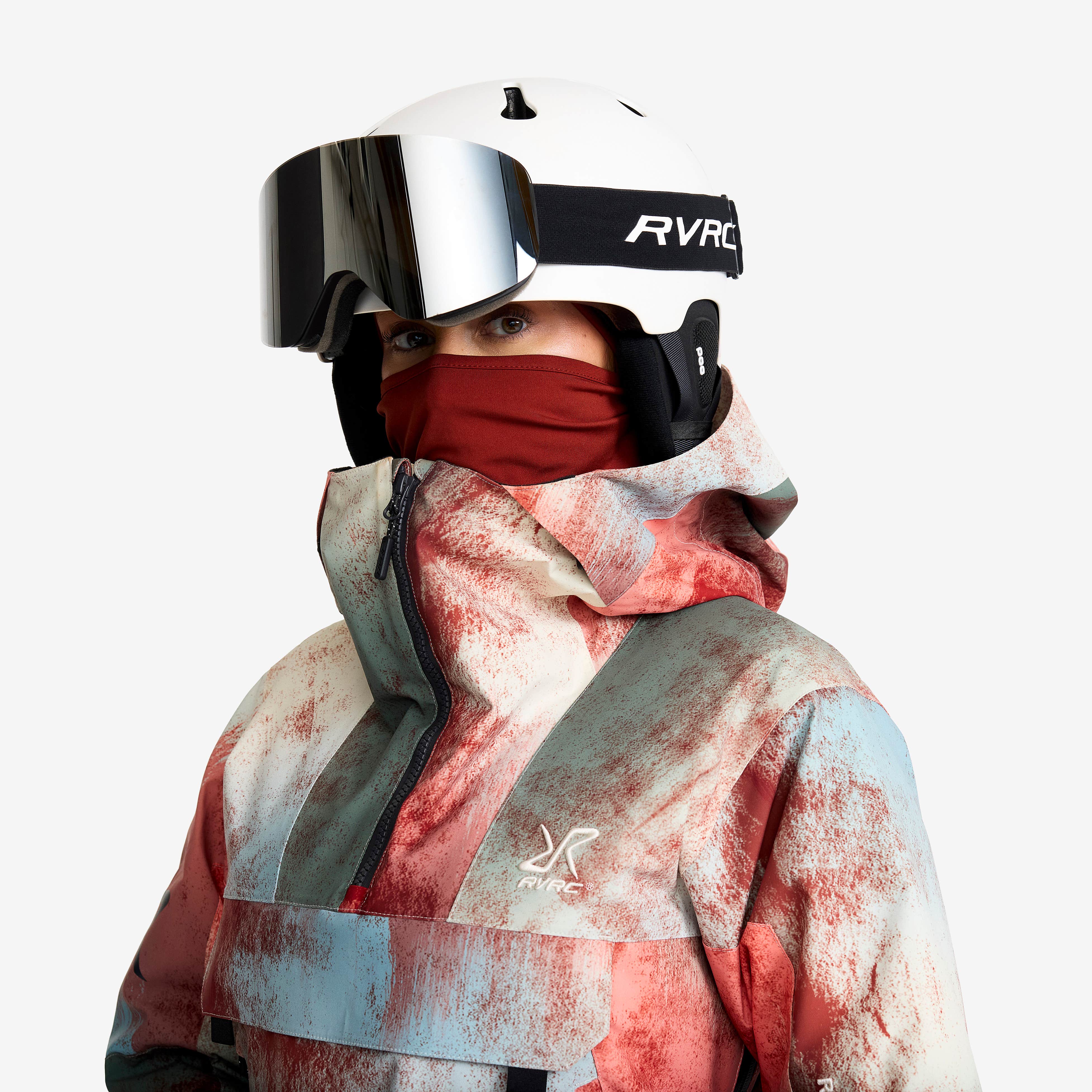 Uphill Balaclava Top Dame Bossa Nova/Fired Brick