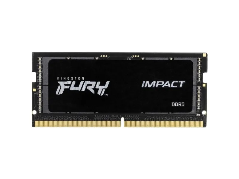 Kingston FURY Impact - DDR5 - sæt - 64 GB: 2 x 32 GB - SO DIMM 262-PIN - 4800 MHz / PC5-38400 - CL38 - 1.1 V - ikke bufferet - on-die ECC