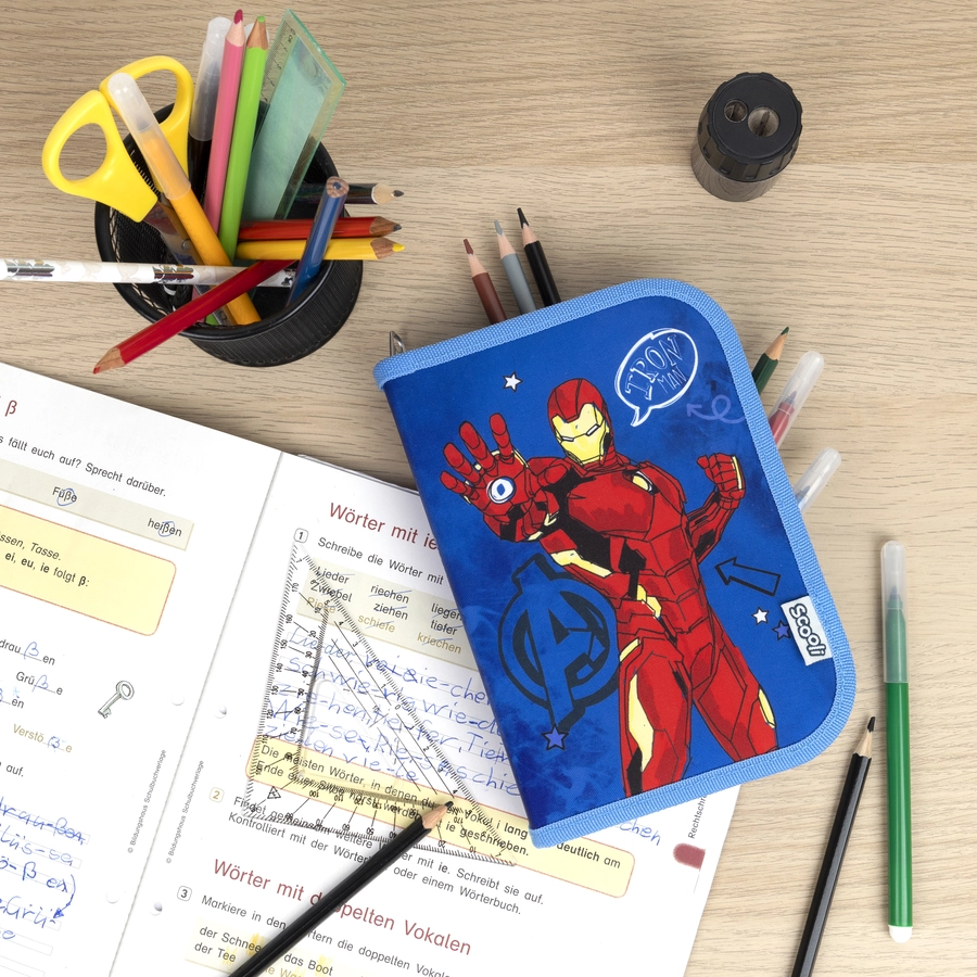Scooli gefülltes Schüleretui Avengers