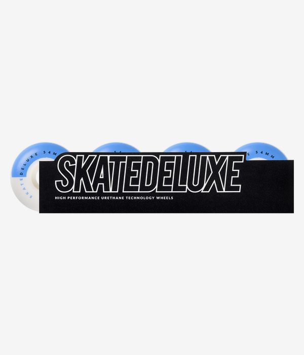 skatedeluxe Athletic Soft Rollen (white) 54mm 92A 4er Pack