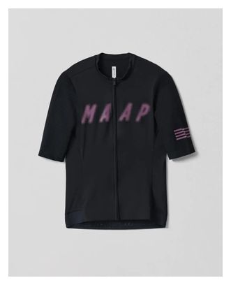 Maillot Manches Courtes Maap Halftone Pro Base Femme Noir