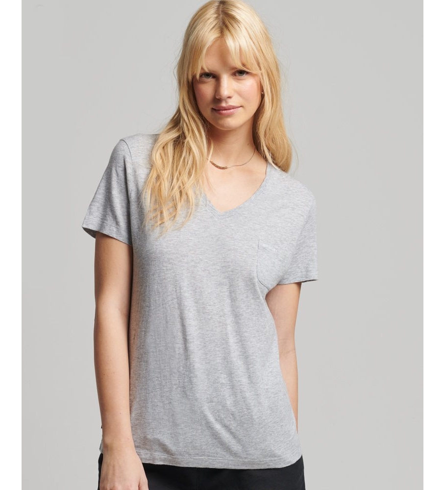 Superdry Camiseta De Algodón Orgnico gris