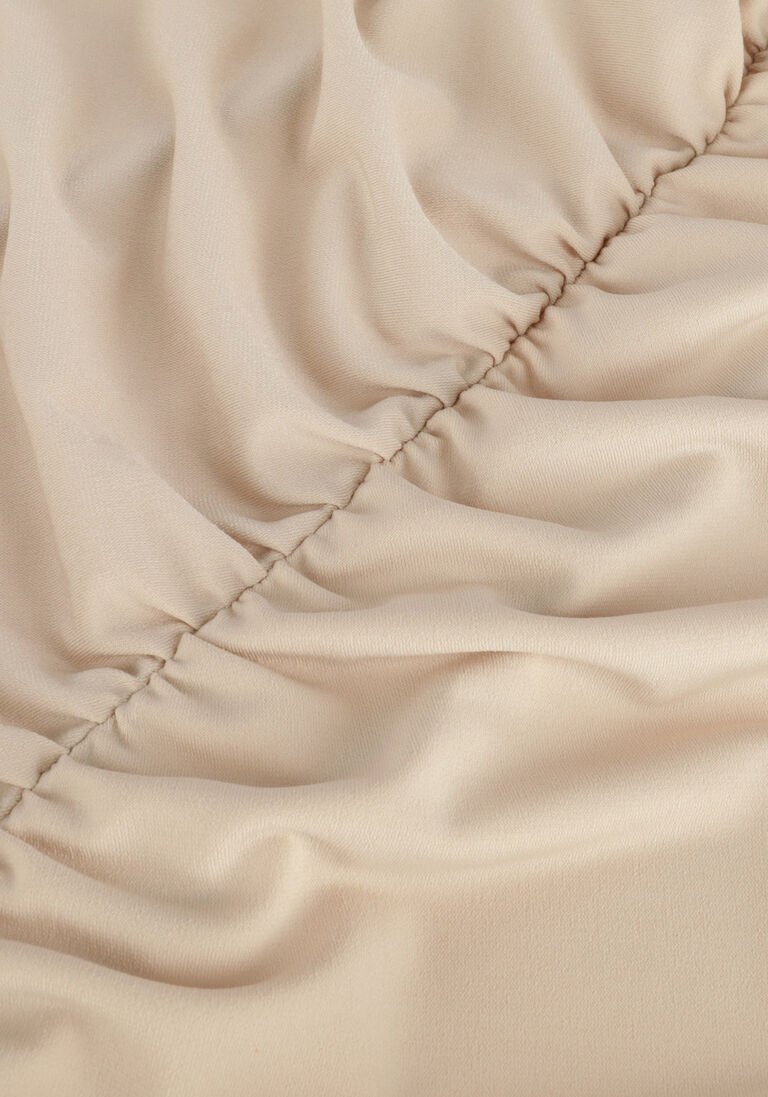 SILVIAN HEACH beige silvian heach mini jurk cvp23150ve