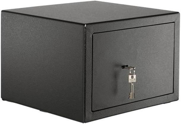 Burg Wächter Möbeltresor mit Schlüssel, Home-Safe, Sicherheitsstufe B, Feuerschutz DIN 4102, VdS-geprüft, ECB-S zertifiziert, 20,6 l, 30 kg, H 210 S, Schwarz, 20,6 Liter