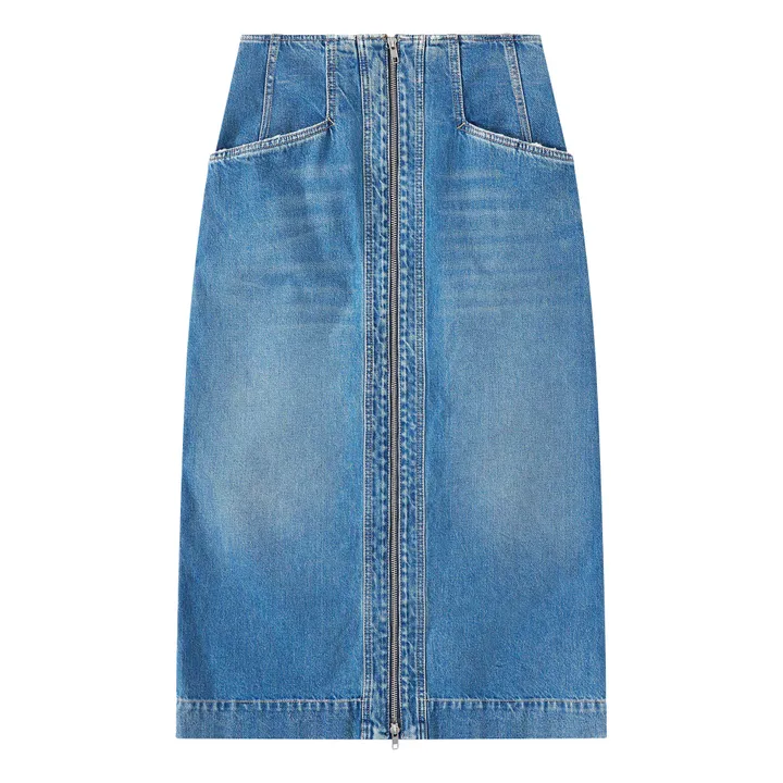 Closed Jupe Zippée Denim | Bleu