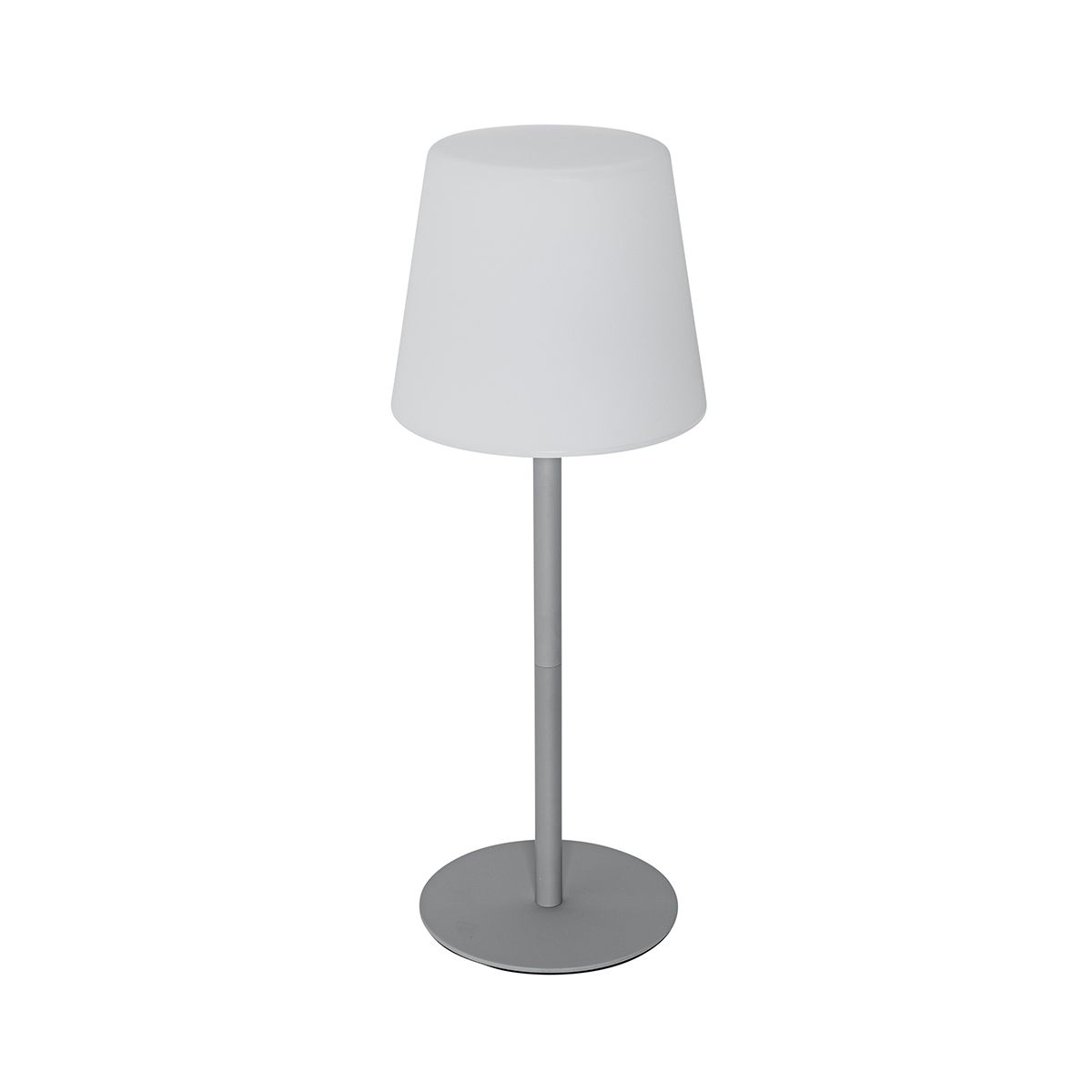 Tafellamp grijs oplaadbaar incl. LED en dimmer IP54 - Jude
