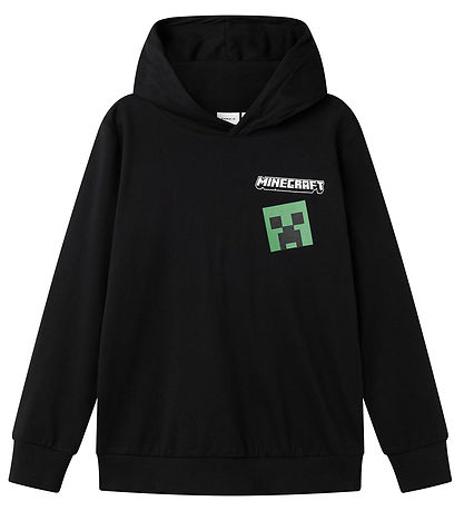 Name It Kapuzenpullover - NkmJacot Minecraft - Schwarz m. Print