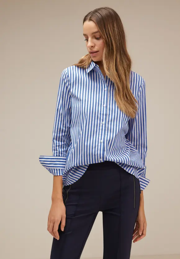 Streifen Hemdbluse - fresh intense gentle blue