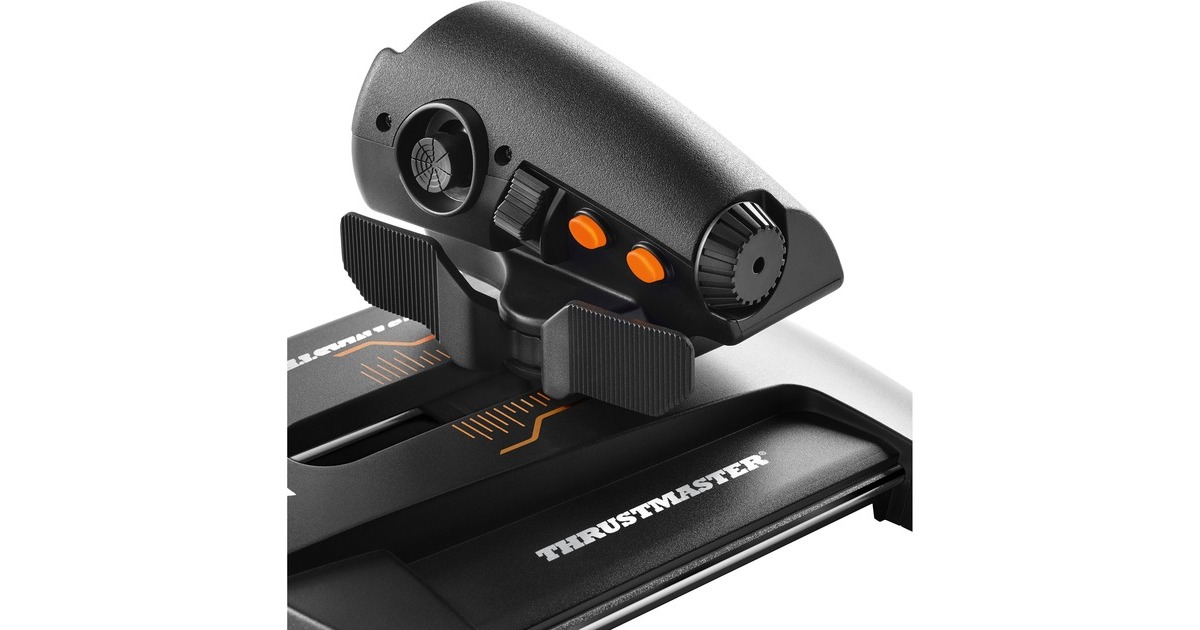 ThrustmasterTWCS Throttle gaming gasregelaar  (Zwart/oranje, Pc)