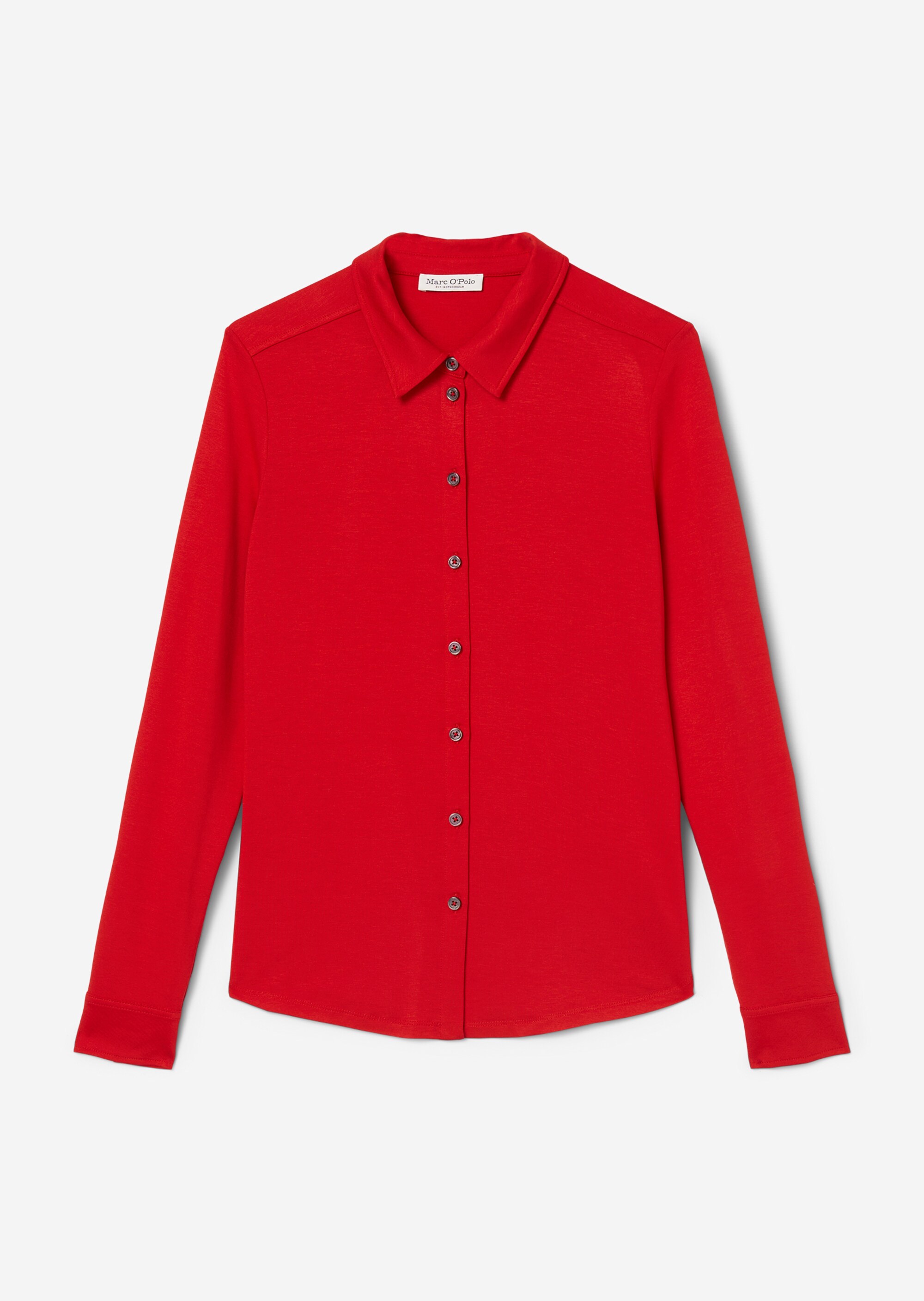 Jersey-Bluse regularaus LENZING™ ECOVERO™