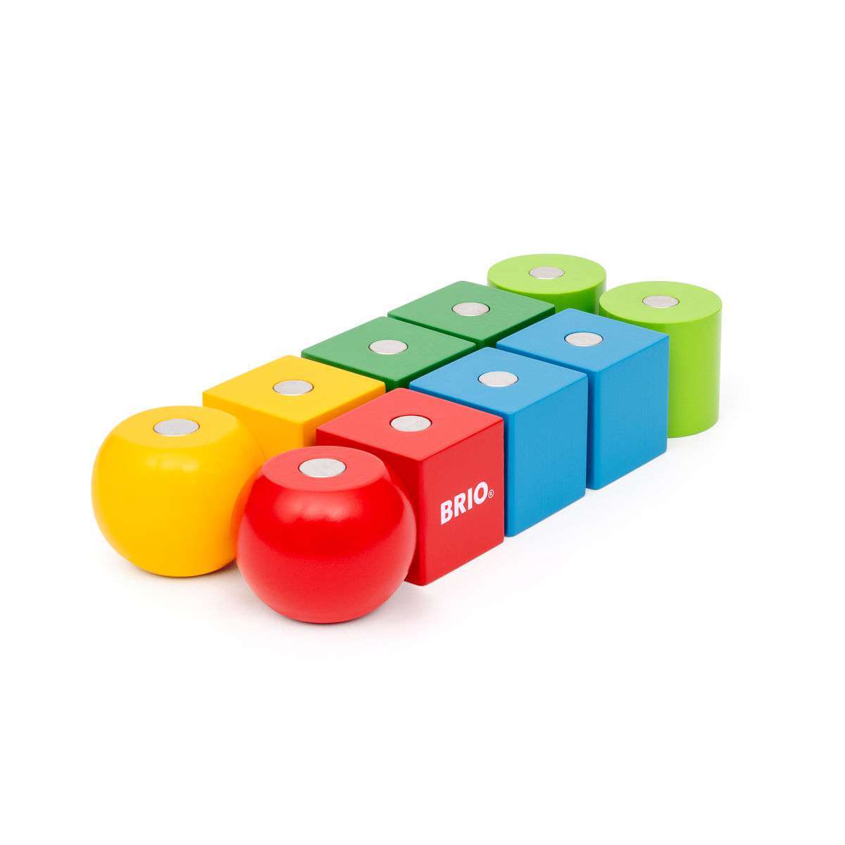 BRIO Spiel Magnetische Holzbausteine