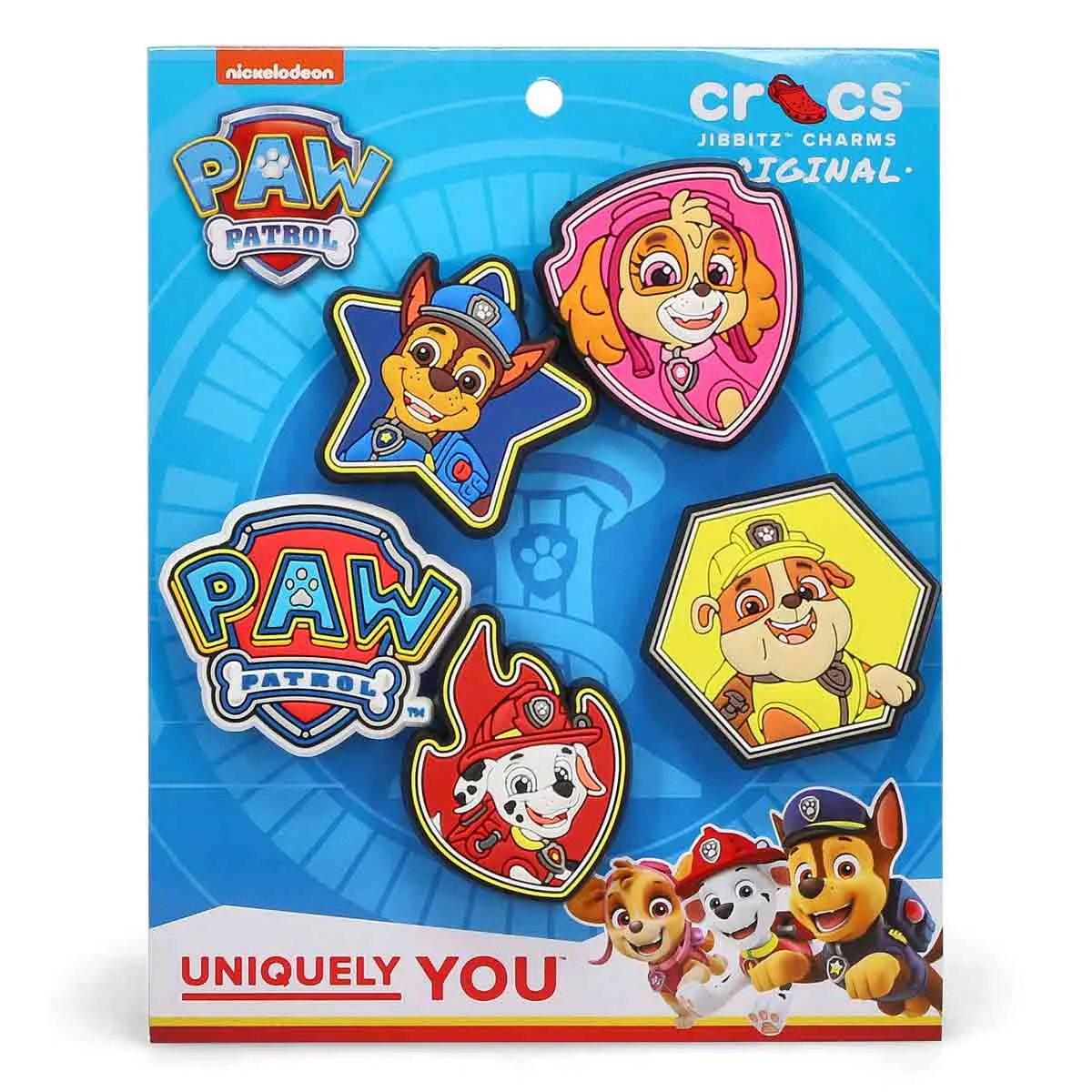 Crocs Paquet de 5 Jibbitz - Pat Patrouille