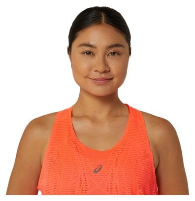 Débardeur Femme Asics Metarun Rouge
