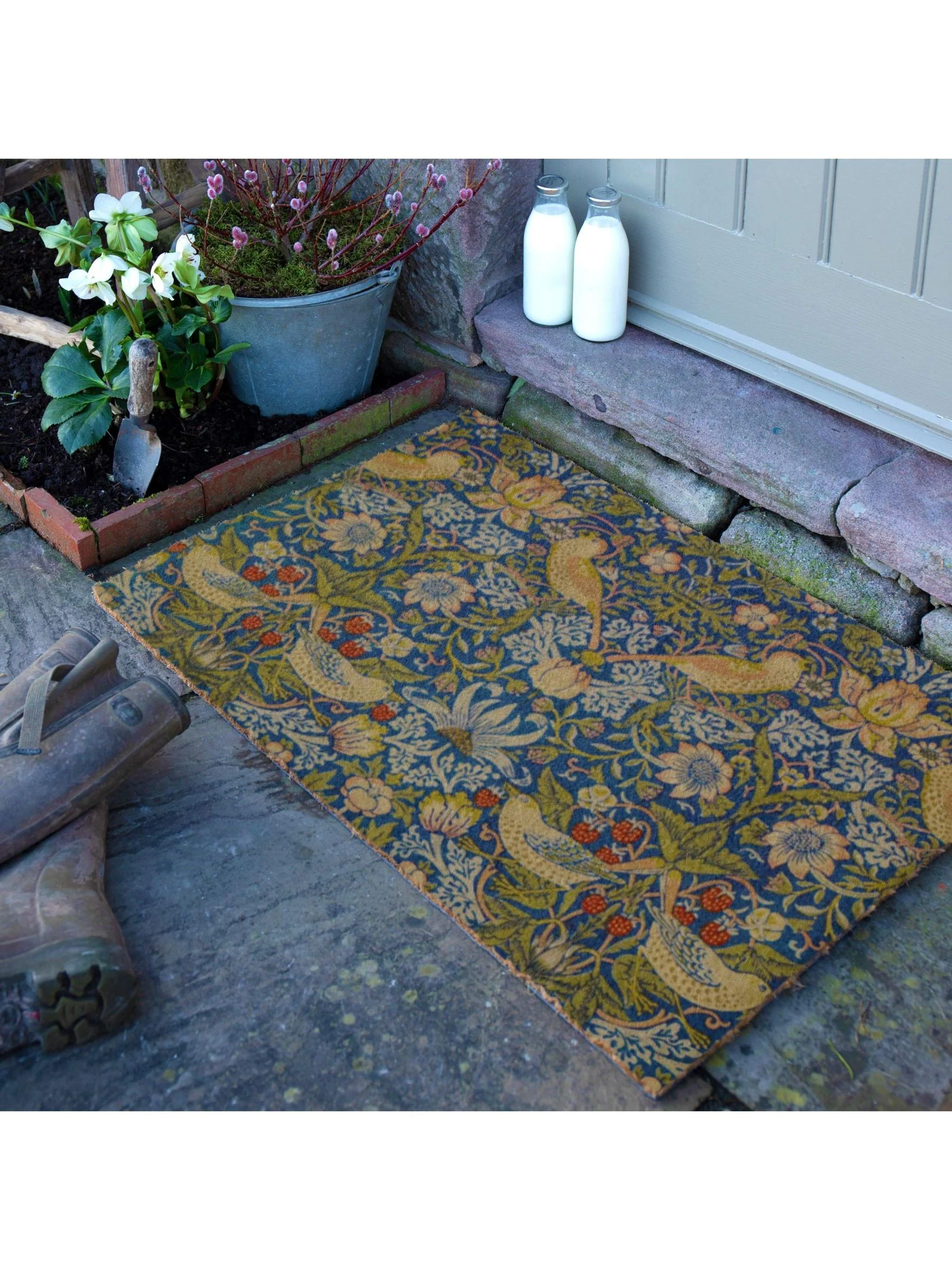 Artsy Mats Strawberry Thief William Morris Doormat