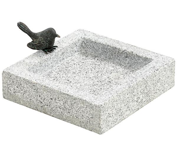Dehner Bronze-Vogel für Granit-Vogeltränke,