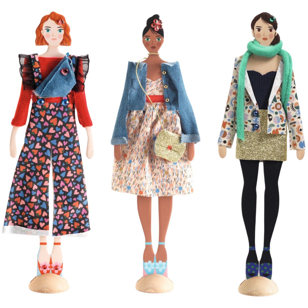 Djeco aankleedpoppen fashion by marie