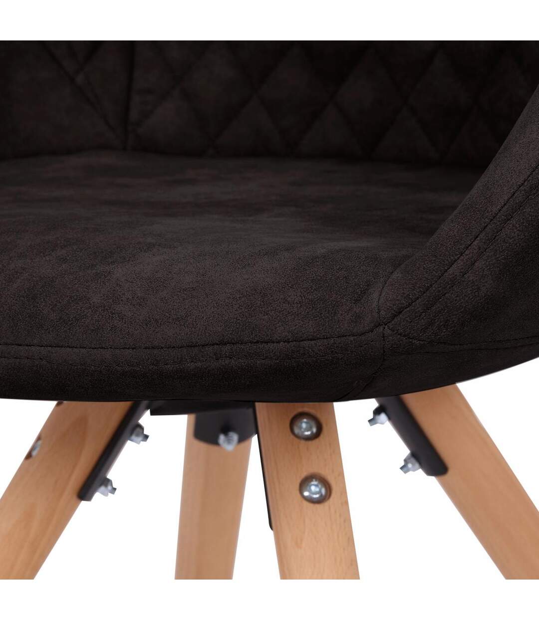 Lot de 2 fauteuils APA en polyester doux et soyeux fait main
