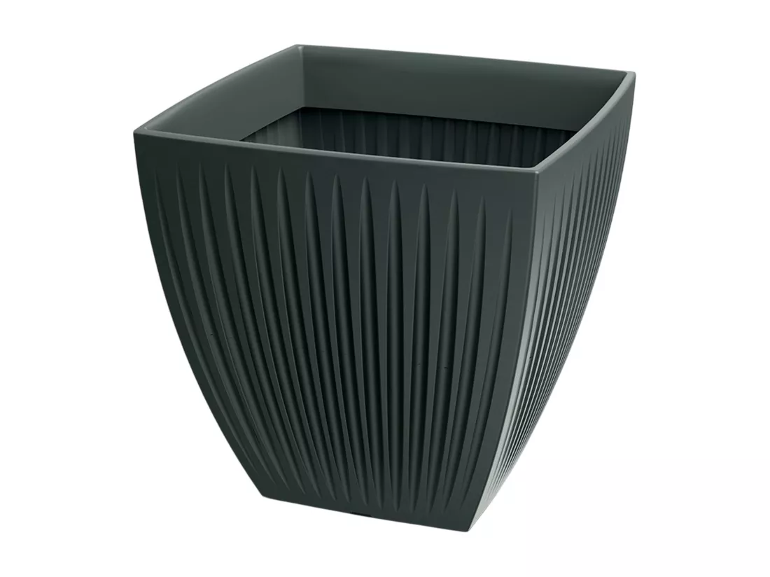 Pot de Fleur Latia Carré MIDL Ø30x30 Anthracite