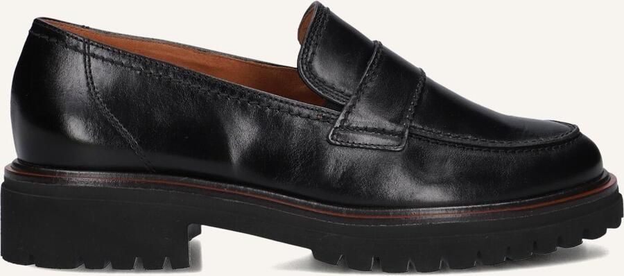 PAUL GREEN Loafers Dames 2683 Maat: 38 Materiaal: Leer Kleur: Zwart