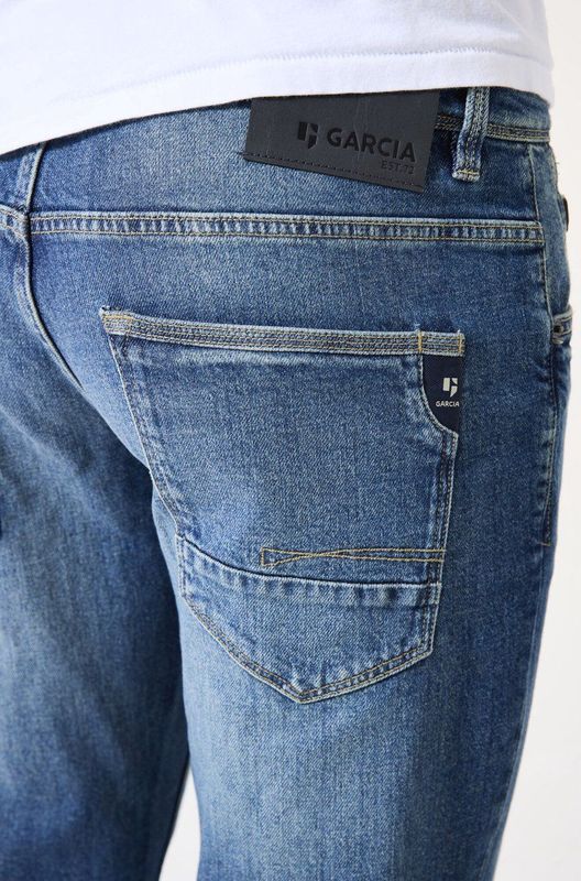GARCIA - Ciro - Jeans - Blauw - Loose Fit - 5-Pocket