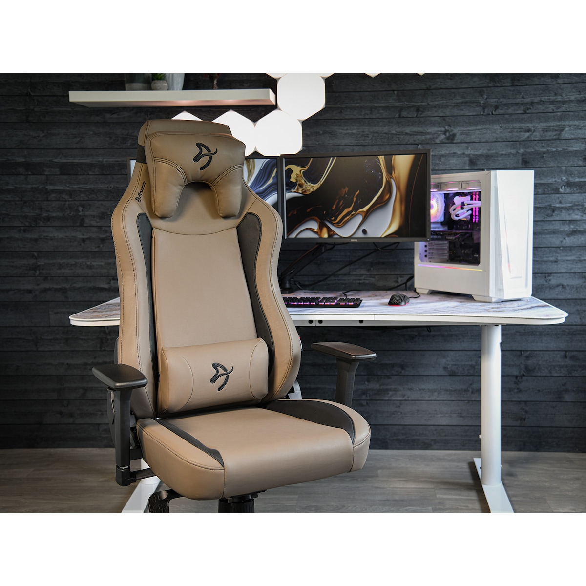 Arozzi Vernazza SoftPU gamingstol (brun)