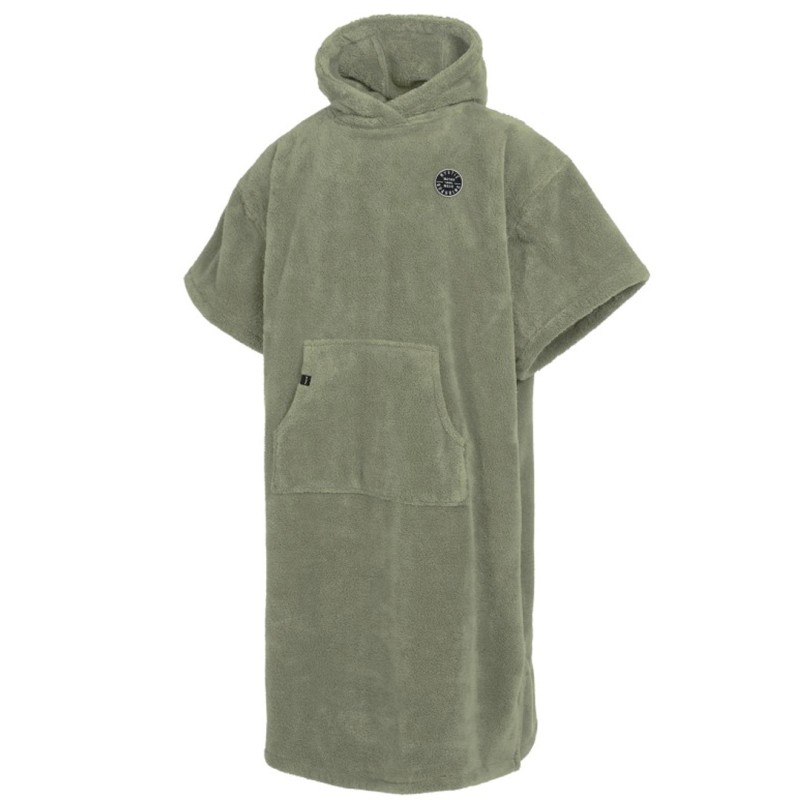 Poncho Mystic teddy Olive green - The Corner Shop