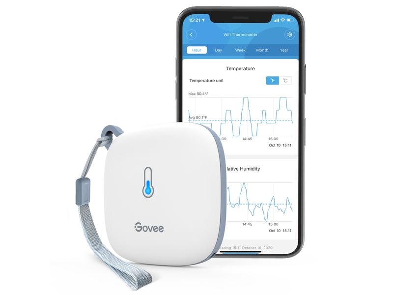 Govee Wetterstation WiFi Thermometer/Hygrometer Smarte Wi-Fi Wetterstation