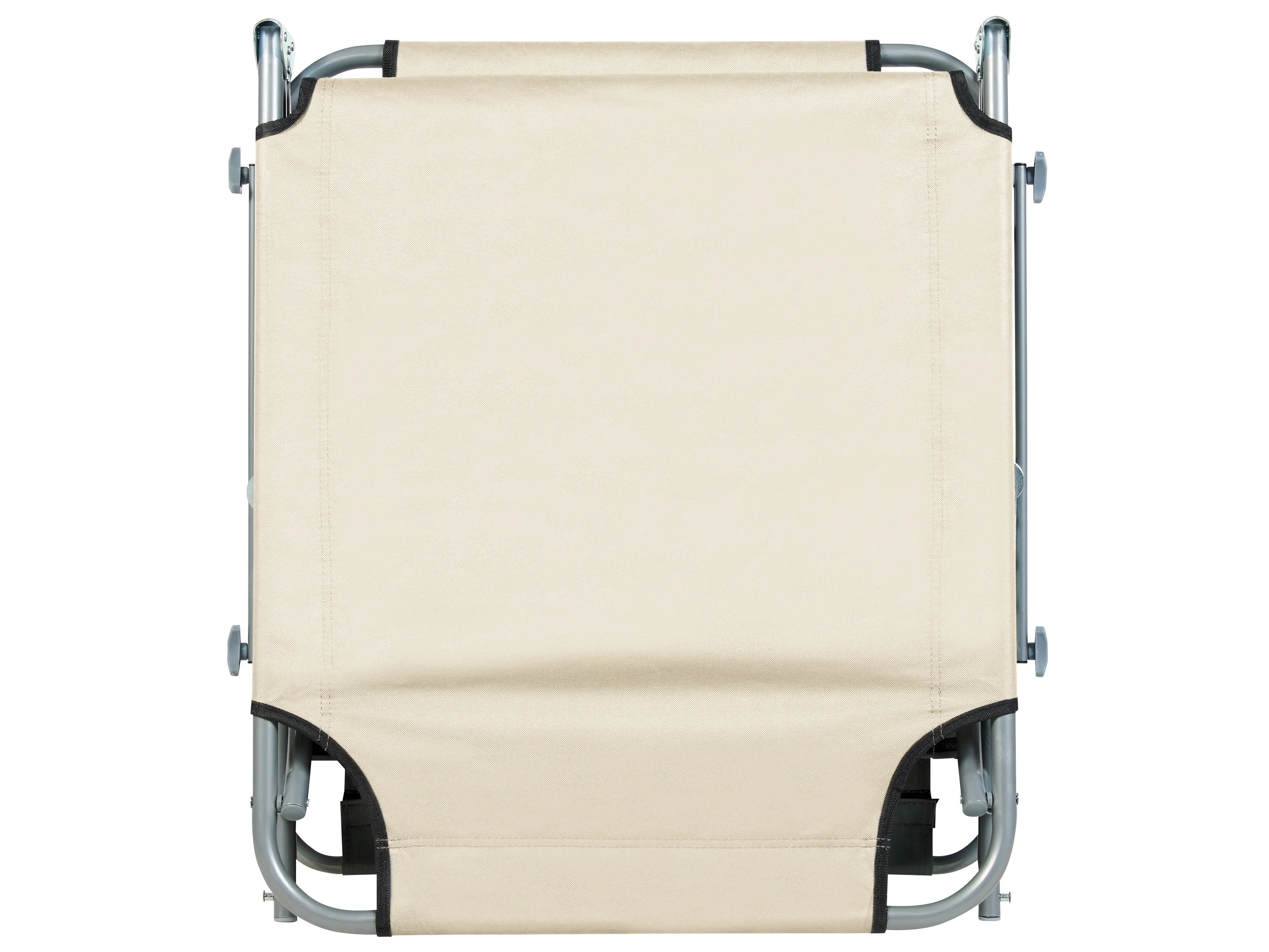 Ligstoel FOLIGNO II achteroververstelbaar Metaal Beige Lichtbeige