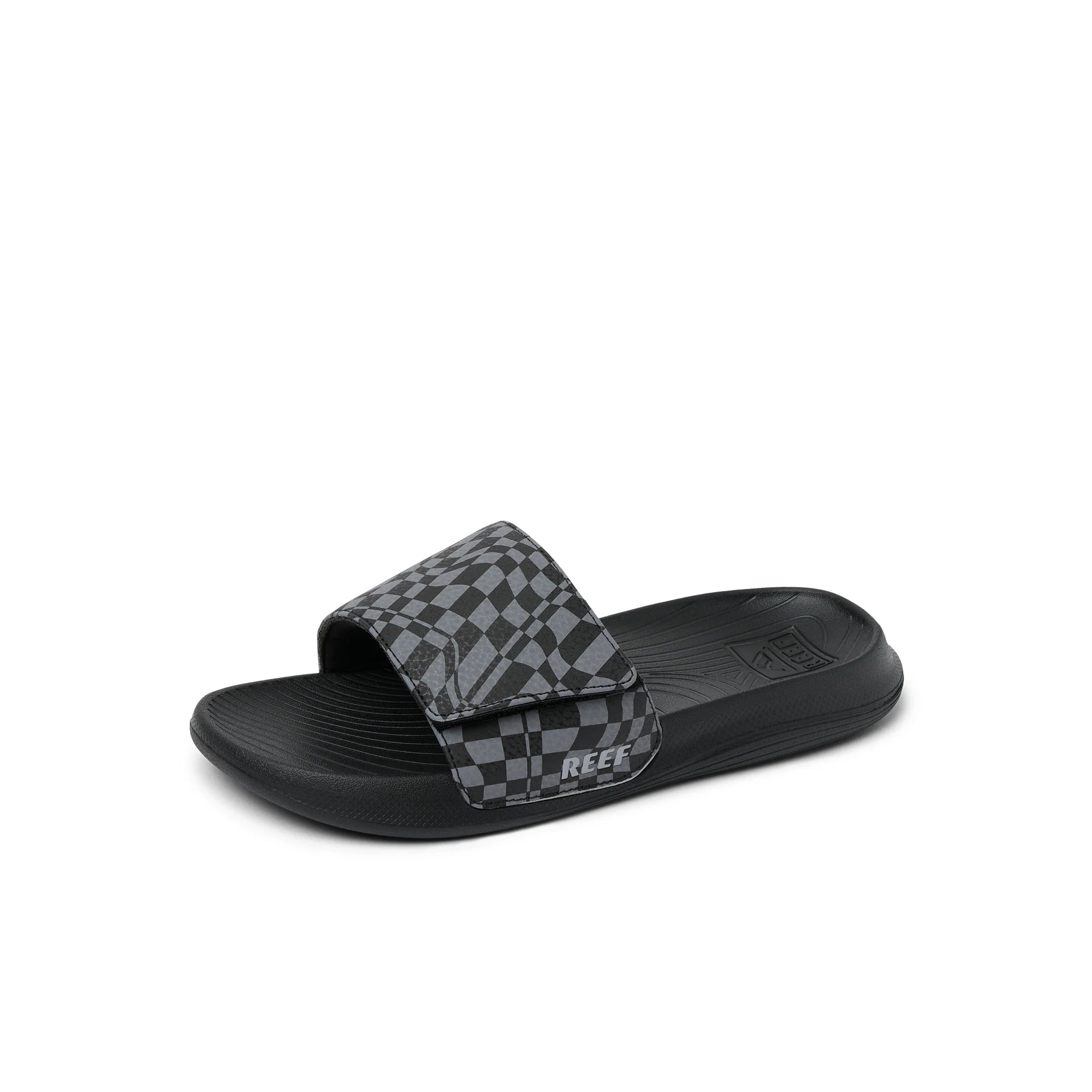 Kids Salty Slide Black Swell Checker