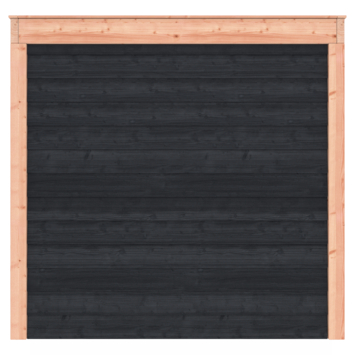 Tuinhuis Douglas Zwart Zweeds Rabat 395x255cm