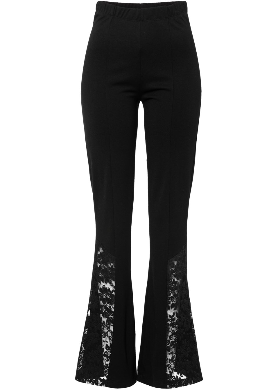 Legging avec empiècement en dentelle