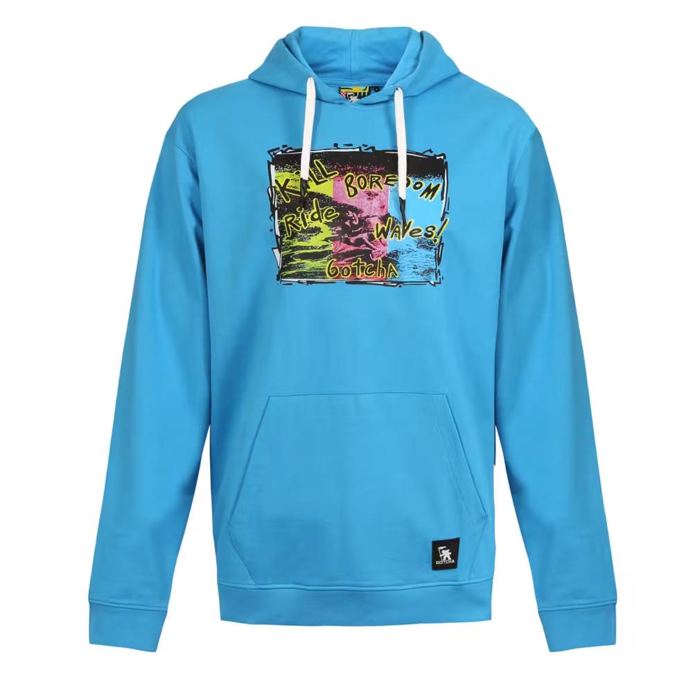 Sweat à Capuche Bleu Homme Gotcha Wet