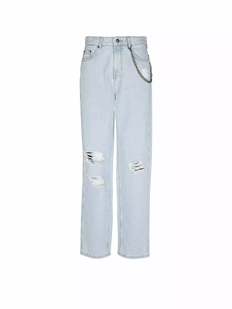 KARL KANI Jeans Boyfriend hellblau