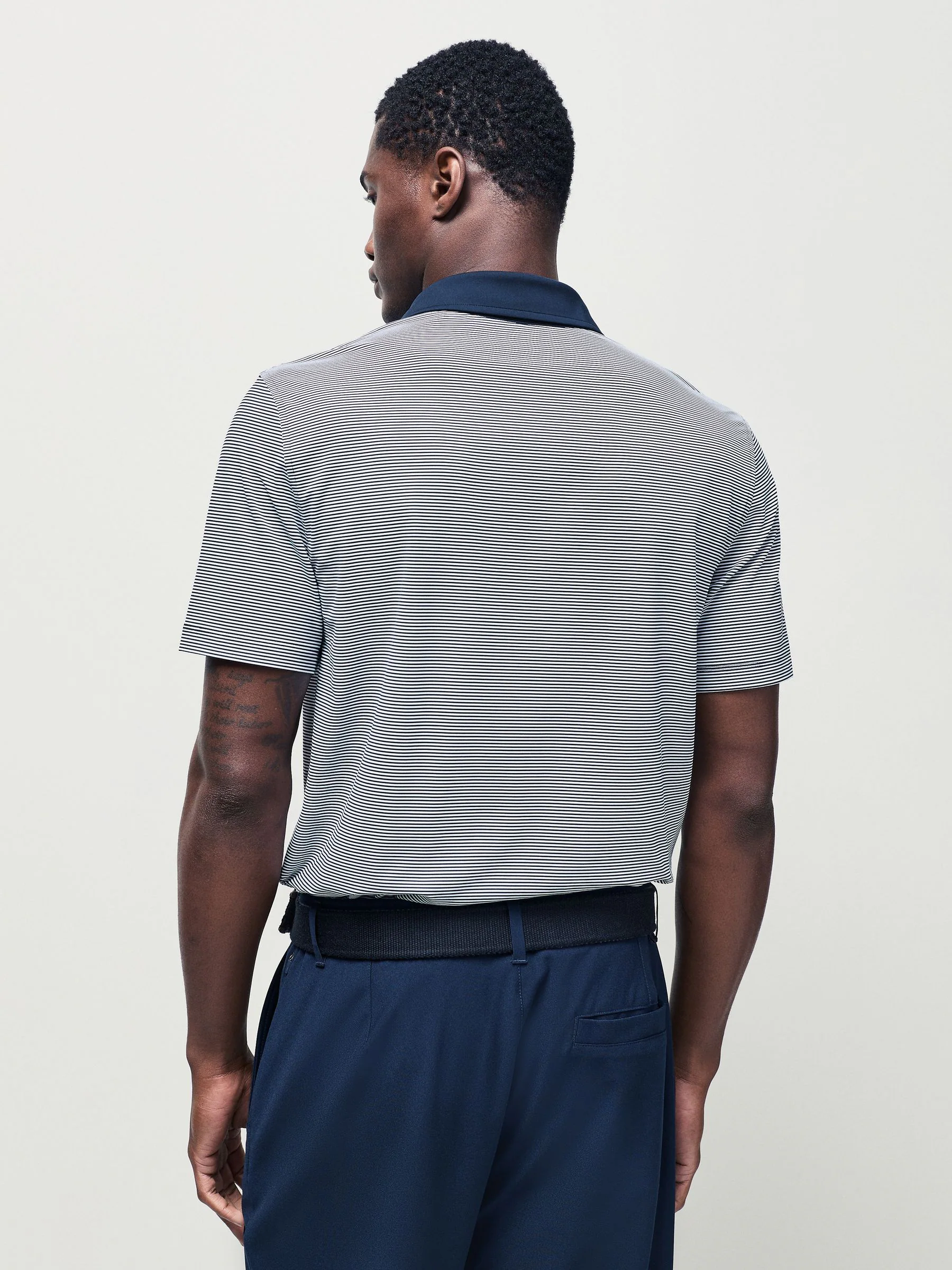 G/Fore Feeder Stripe Golf Polo Shirt