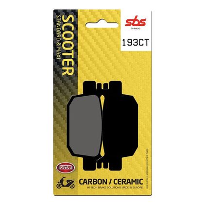 Plaquettes de freins SBS 193CT Organique Arrière