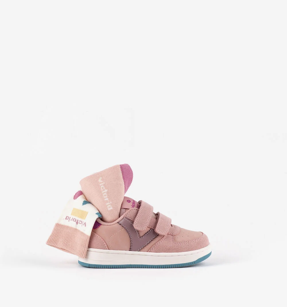 CHAUSSETTES COTON COULEURSROSA