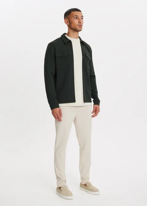 Overshirt met ritssluiting groen (GRN.G)