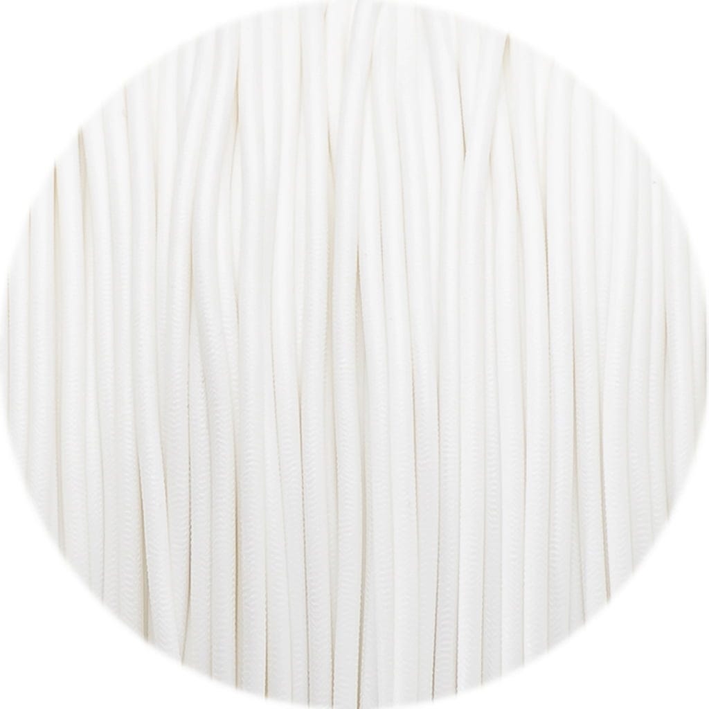 Fiberlogy  FiberFlex 40D White, 1,75 mm / 850 g    Flexibles Filament mit einer Shore Härte von D40 in Weiß