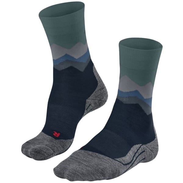 Falke TK2 Explore Crets Mann, Hiking Socks<br>Hiking Socks - med trendy fjellmønster!