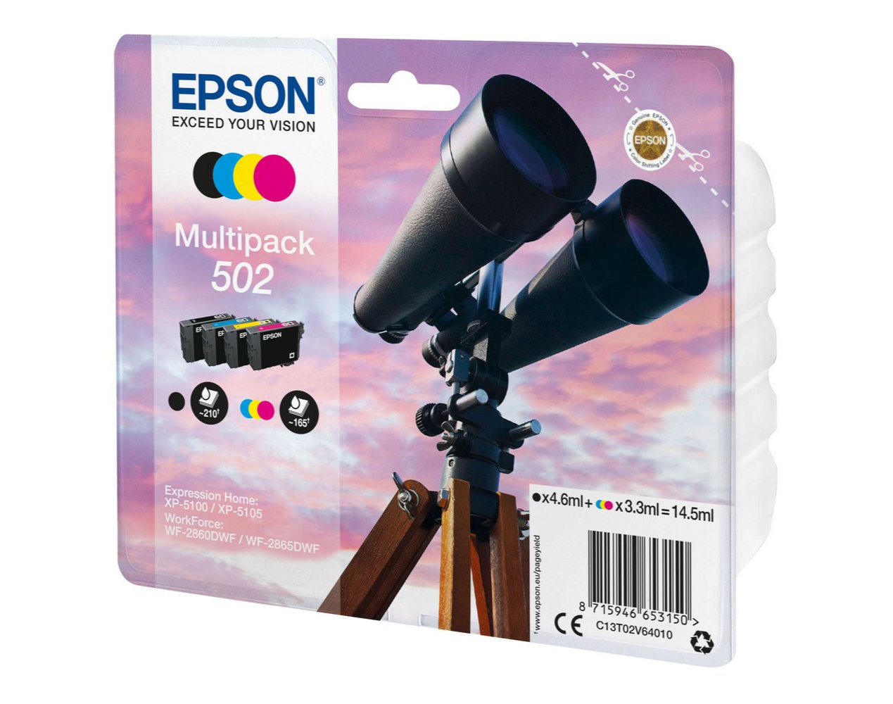 TINTEIRO EPSON MULTIPACK 502 EPSC13T02V64020