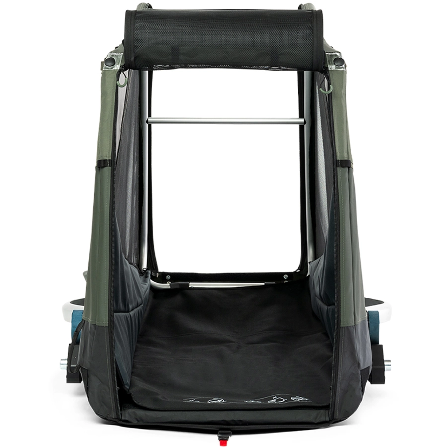 CROOZER Hundefahrradanhänger Dog Tammo Moss green