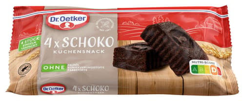 Dr. Oetker fertiger Kuchensnack Schoko 4er